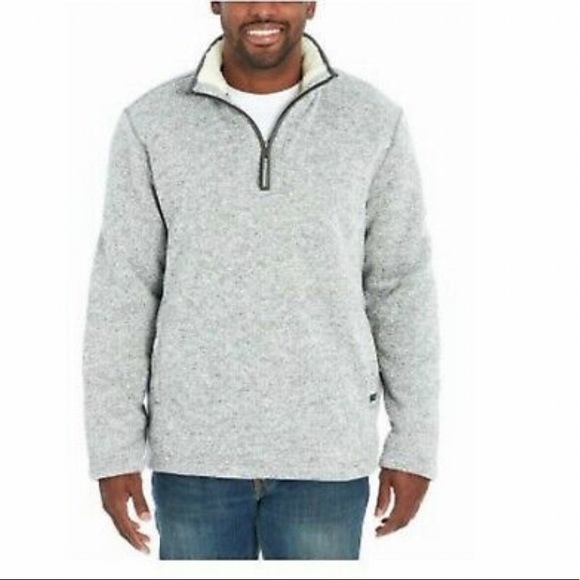 Orvis Other - Orvis Men's Fleece Sherpa Lined Quarter Zip Pullover Sweater